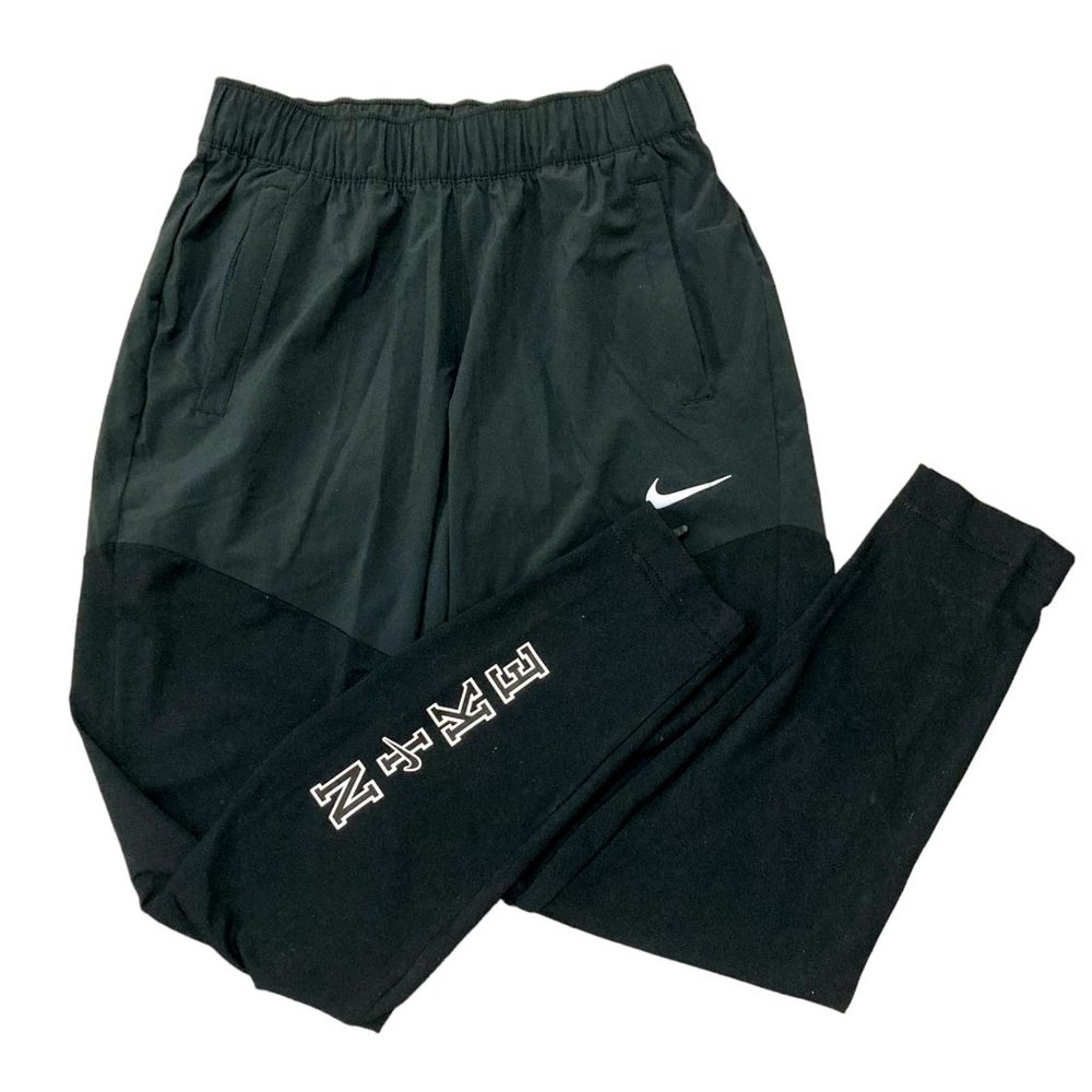 NWOT Nike Black Joggers Two Tone Black Stretch Size S